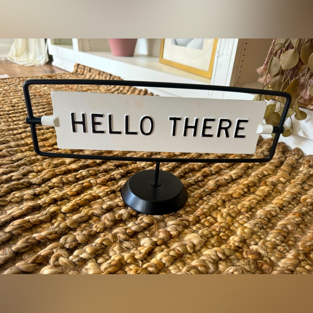 Like-new Magnolia by Joanna Gaines metal reversible sign